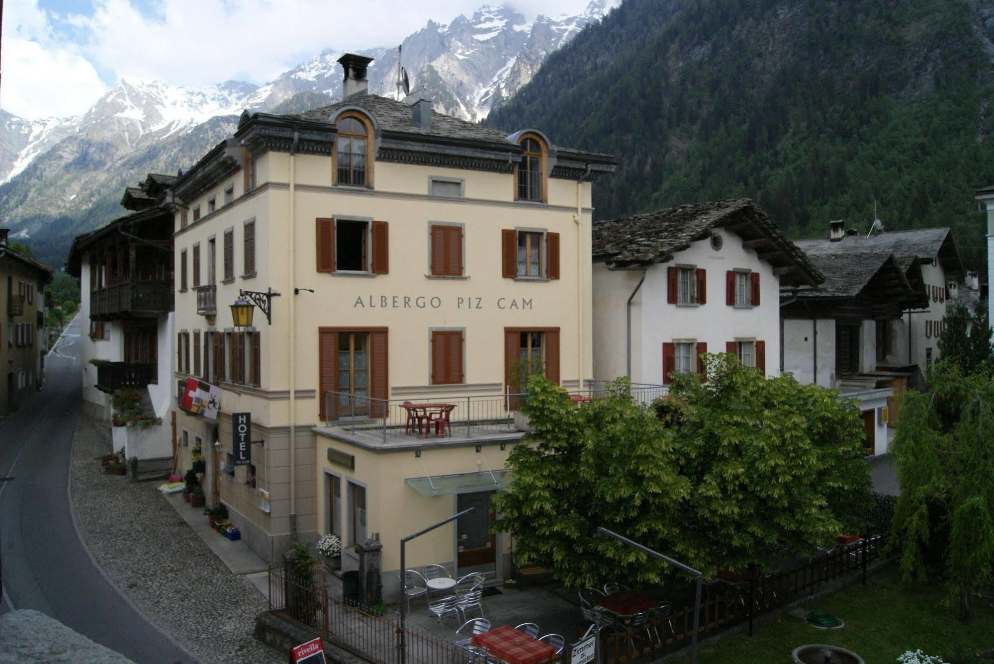 Albergo Piz Cam Vicosoprano Kültér fotó