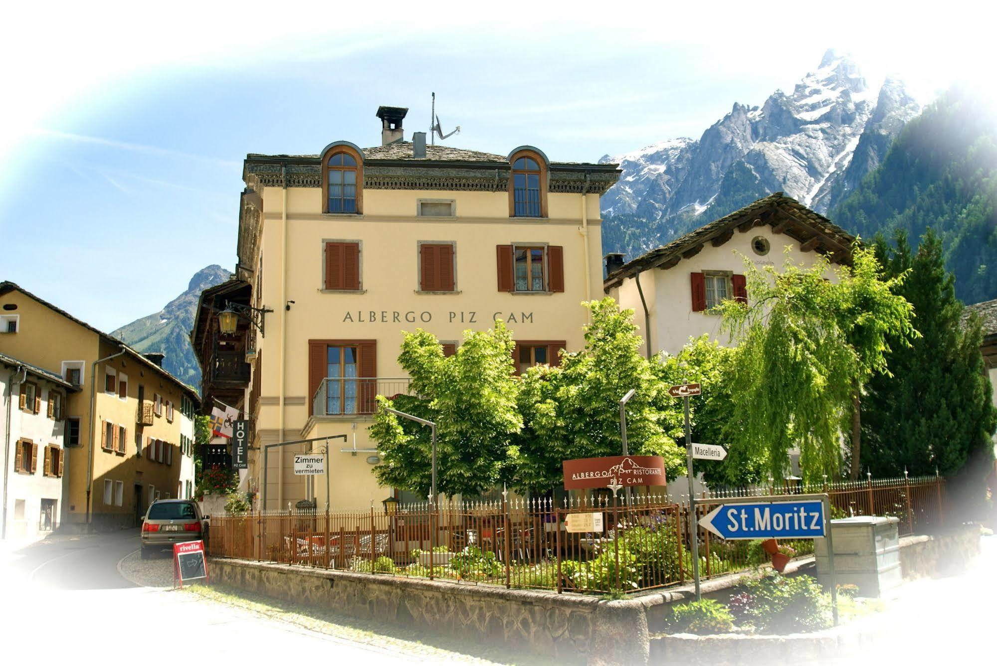 Albergo Piz Cam Vicosoprano Kültér fotó