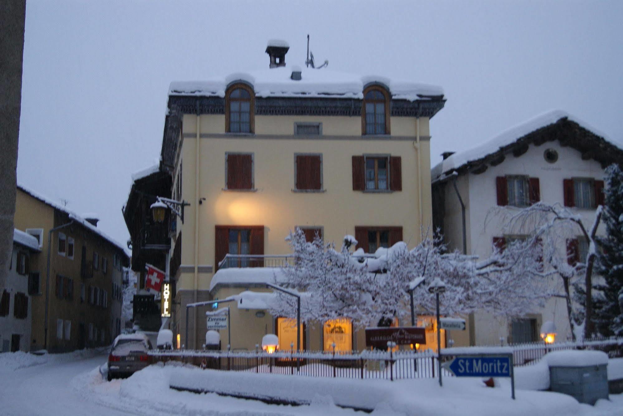 Albergo Piz Cam Vicosoprano Kültér fotó